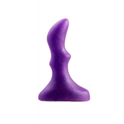 Фиолетовый анальный стимулятор Small ripple plug - 10 см. (Lola Games 510160lola)