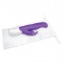 Фиолетовый G-стимулятор с клиторальным отростком - 24 см. (Rabbit Essentials RR-004-PUR)