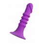 Фиолетовый анальный фаллоимитатор Drilly - 14 см. (A-toys 761319)