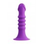 Фиолетовый анальный фаллоимитатор Drilly - 14 см. (A-toys 761319)