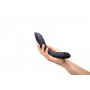 Темно-серый стимулятор G-точки Womanizer OG c технологией Pleasure Air и вибрацией - 17,7 см. (Womanizer WZ171SG5)