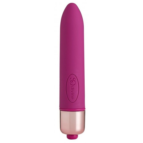 Ярко-розовая гладкая вибропуля Afternoon Delight Bullet Vibrator - 9 см. (So divine J600D02)