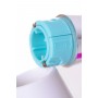 Розовый силиконовый вибратор с клиторальным стимулятором A-Toys Mady - 20,4 см. (A-toys 761042)