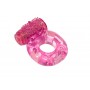 Розовое эрекционное кольцо с вибрацией Rings Axle-pin (Lola Games 0114-83Lola)