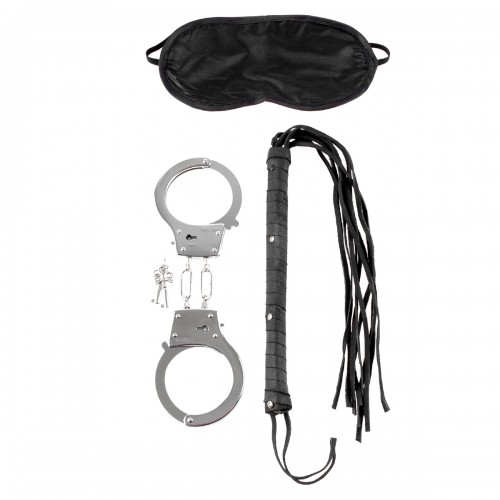 Набор для эротических игр Lover s Fantasy Kit - наручники, плетка и маска (Pipedream PD2107-00)