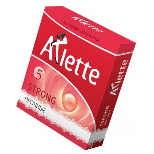 Ультрапрочные презервативы Arlette Strong - 3 шт. (Arlette 821)