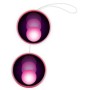 Розовые двойные вагинальные шарики с петелькой (Eroticon 30385)