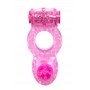 Розовое эрекционное кольцо с вибрацией Rings Ringer (Lola Games 0114-73Lola)