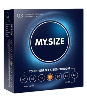 Презервативы MY.SIZE размер 57 - 3 шт.
