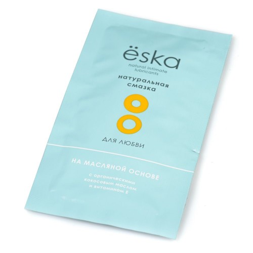 Массажное масло и лубрикант 2-в-1 на масляной основе Ёska - 5 мл. (Eska eskalubem5ml)