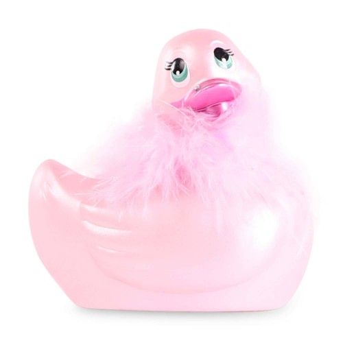 Розовый вибратор-уточка I Rub My Duckie 2.0 Paris (Big Teaze Toys 27312)