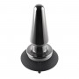Черная анальная вибропробка Advanced Metal Plug - 13,8 см. (Evolved EN-RS-1089-2)