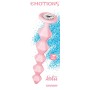 Розовая анальная цепочка с кристаллом Chummy - 16 см. (Lola Games 1401-01lola)