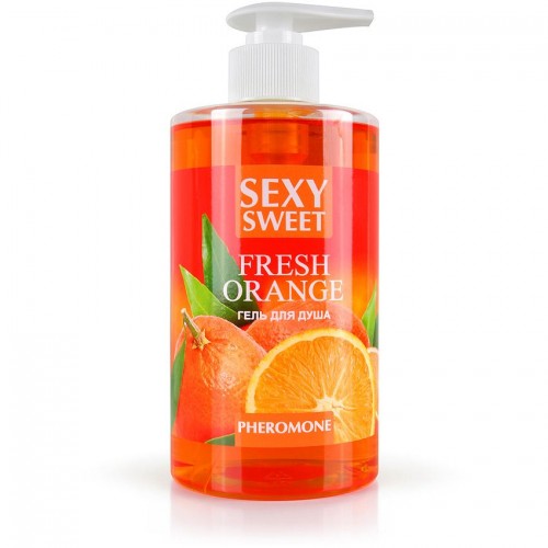 Гель для душа Sexy Sweet Fresh Orange с ароматом апельсина и феромонами - 430 мл. (Биоритм LB-16130)