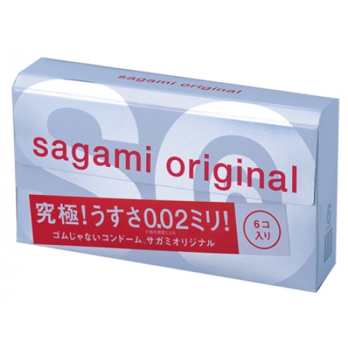 Ультратонкие презервативы Sagami Original 0.02 - 6 шт. (Sagami Sagami Original 0.02 №6)