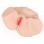 Телесный вибромастурбатор-полуторс Maria Onehole Real Vagina с двойным слоем материала (KOKOS M01-003-12DV)