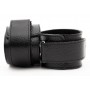 Чёрные кожаные наручники (БДСМ Арсенал 51001ars)