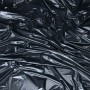 Черная виниловая ткань-простынь для эротических игр (Lux Fetish LF5302)