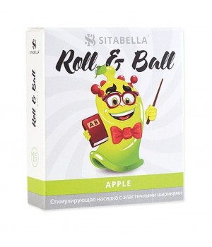 Стимулирующий презерватив-насадка Roll   Ball Apple..