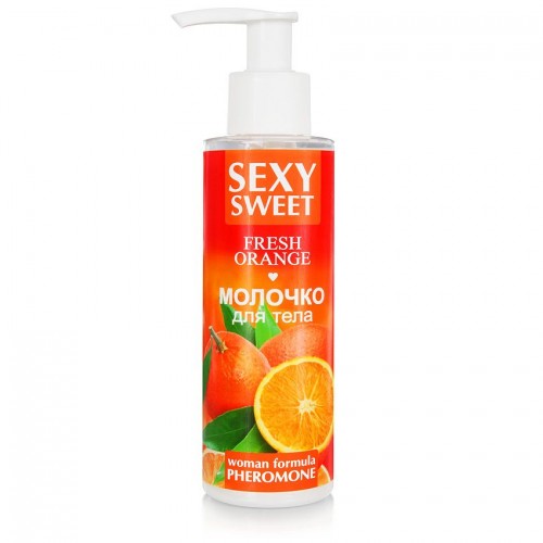 Молочко для тела с феромонами и ароматом апельсина Sexy Sweet Fresh Orange - 150 гр. (Биоритм LB-16001)