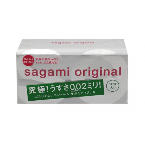 Ультратонкие презервативы Sagami Original 0.02 - 12 шт. (Sagami Sagami Original 0.02 №12)