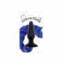 Чёрная анальная пробка с синим хвостом Unicorn Tails Blue (NS Novelties NSN-0509-17)