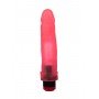 Розовый гелевый виброфаллос без мошонки - 20,5 см. (LOVETOY (А-Полимер) 227000)