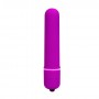 Фиолетовая вытянутая вибропуля - 10,2 см. (Baile BI-014192-0603S)