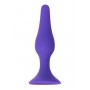 Фиолетовая анальная втулка Toyfa A-toys - 10,2 см. (A-toys 761301)