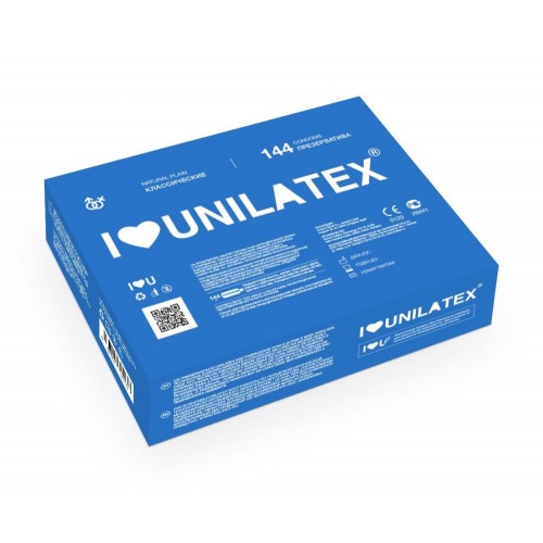 Классические презервативы Unilatex Natural Plain - 144 шт. (Unilatex Unilatex Natural Plain №144)
