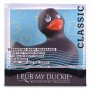 Черный вибратор-уточка I Rub My Duckie 2.0 (Big Teaze Toys 27309)