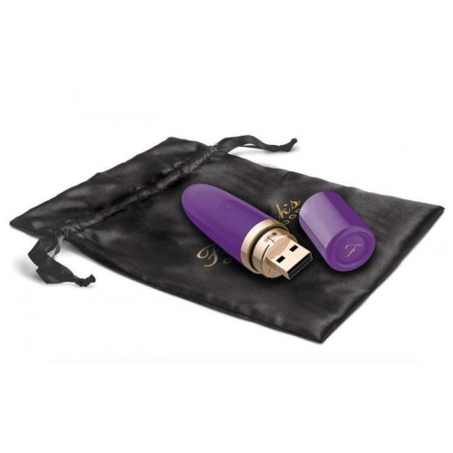 Фиолетовый перезаряжаемый вибростимулятор Lipstick Vibe (Fredericks Of Hollywood FOH-013PUR)