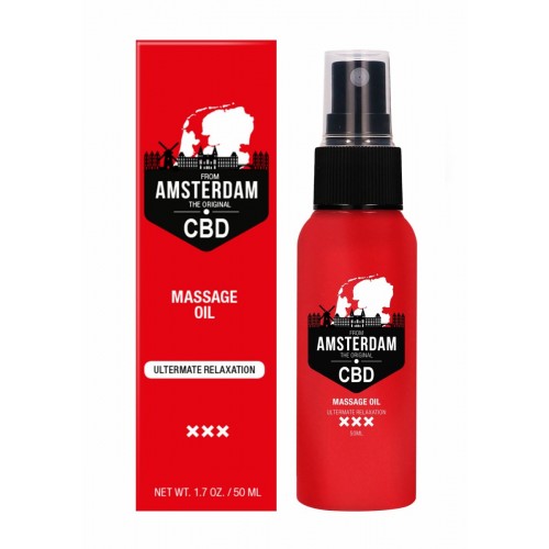 Стимулирующее массажное масло CBD from Amsterdam Massage Oil - 50 мл. (Shots Media BV PHA194)