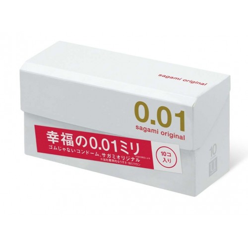 Супер тонкие презервативы Sagami Original 0.01 - 10 шт. (Sagami Sagami Original 0.01 №10)