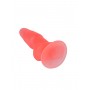 Розовый гелевый анальный стимулятор на присоске - 14 см. (LOVETOY (А-Полимер) 215200)