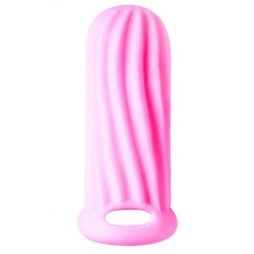 Розовый фаллоудлинитель Homme Wide - 11 см. (Lola Games 7006-02lola)