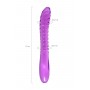 Фиолетовый двусторонний фаллоимитатор Frica - 23 см. (A-toys 762008)