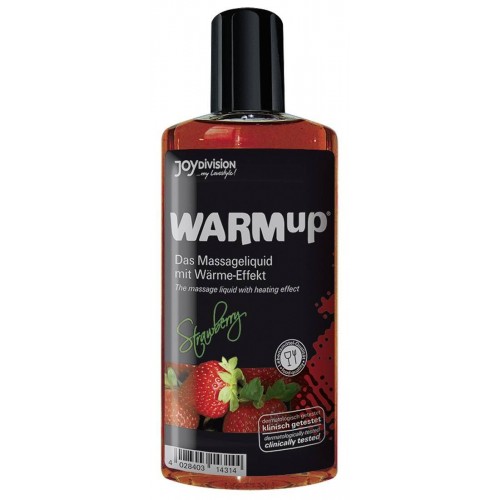 Разогревающее масло WARMup Strawberry - 150 мл.  (Joy Division 14314)