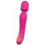 Ярко-розовый жезловый вибратор Heating Bodywand с нагревом - 23,2 см. (Dream Toys 21780)