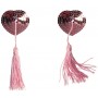 Розовые пэстисы-сердечки Gipsy с кисточками (Lola Lingerie 3634-03lola)