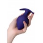 Фиолетовая силиконовая анальная пробка Glob - 10 см. (ToyFa 357004)