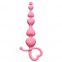 Розовая анальная цепочка Begginers Beads - 18 см. (Lola Games 4102-01Lola)