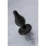 Черная анальная втулка Spade M - 10 см. (Erotist 541322)