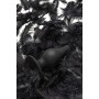 Черная анальная втулка Spade M - 10 см. (Erotist 541322)