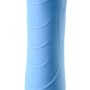 Голубой силиконовый вибратор с функцией нагрева и пульсирующими шариками FAHRENHEIT - 19 см. (ToyFa 796006)