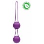 Фиолетовые вагинальные шарики Geisha со шнурком (Shots Media BV NAT003PUR)