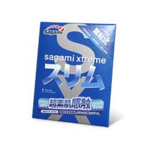 Презерватив Sagami Xtreme Feel Fit 3D - 1 шт. (Sagami Sagami Xtreme Feel Fit 3D №1)