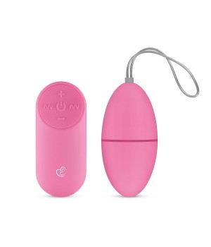 Розовое виброяйцо Vibrating Egg с пультом ДУ..