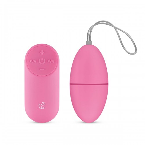 Розовое виброяйцо Vibrating Egg с пультом ДУ (Easy toys ET001PNK)
