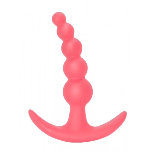 Розовая анальная пробка Bubbles Anal Plug - 11,5 см. (Lola Games 5001-01lola)